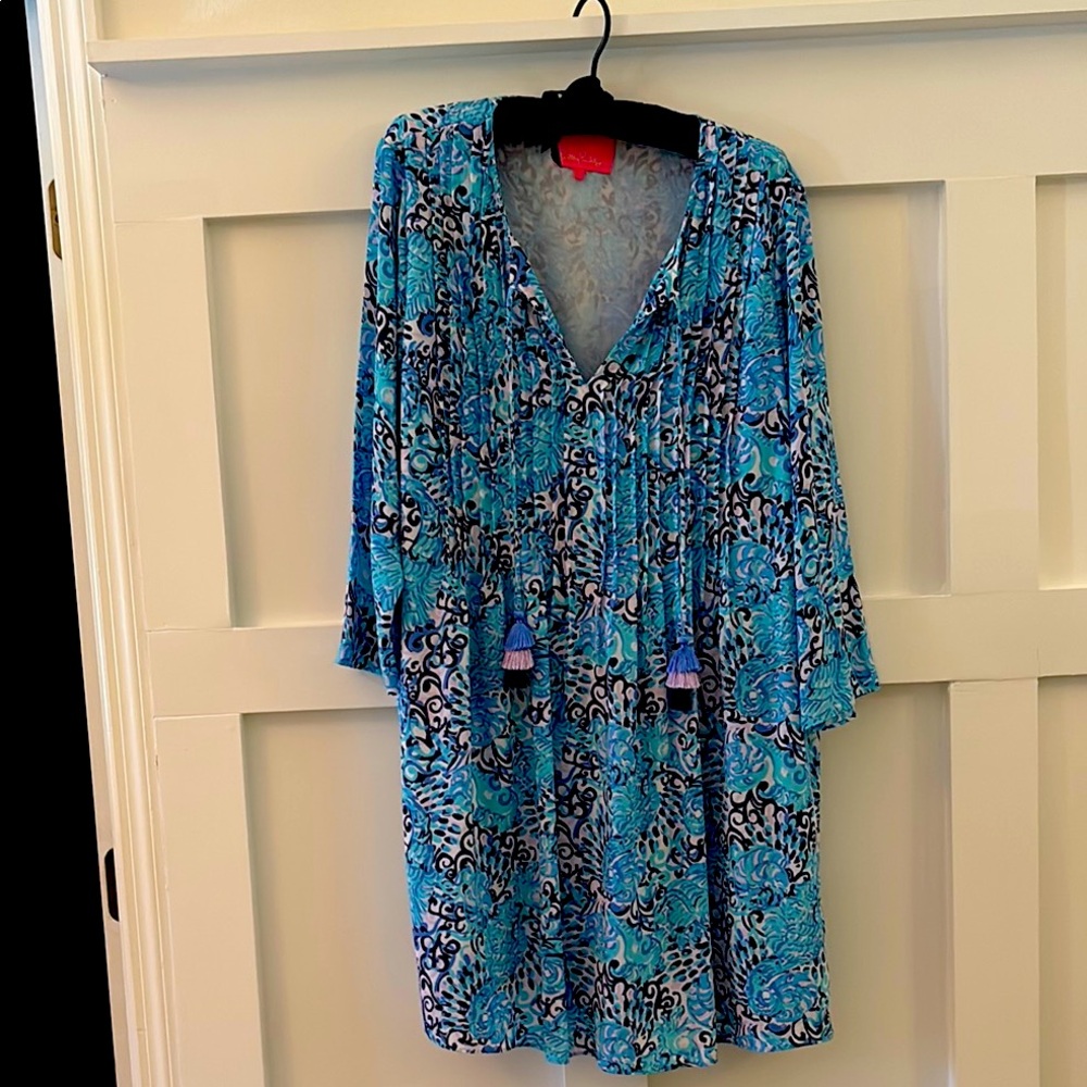 Lilly Pulitzer Blue and white dress